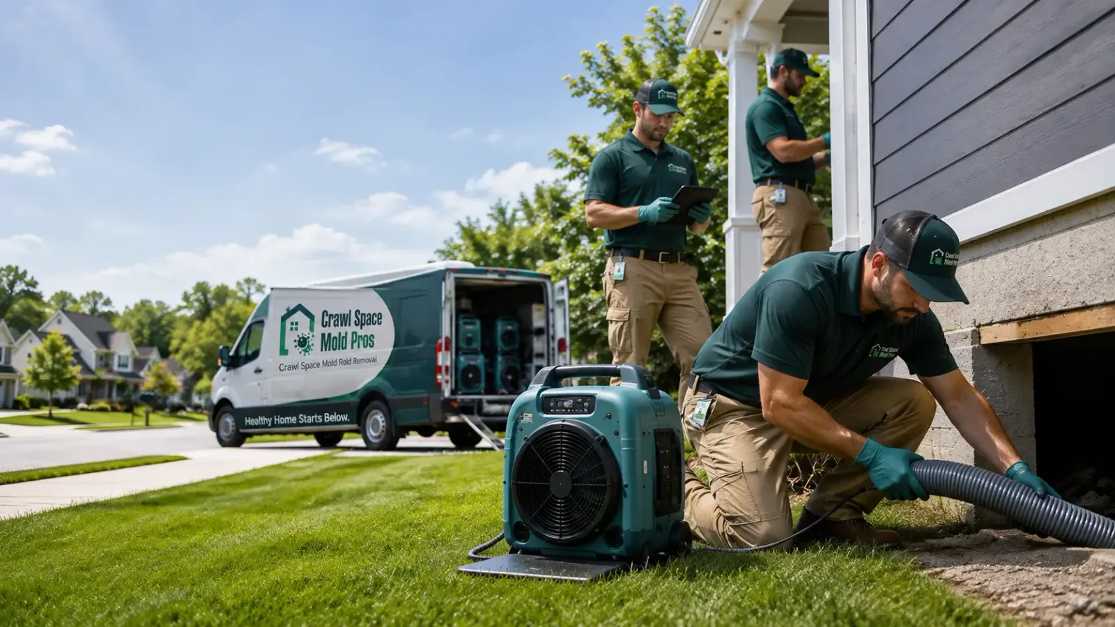 Crawl Space Mold Removal in Saint Helena, CA